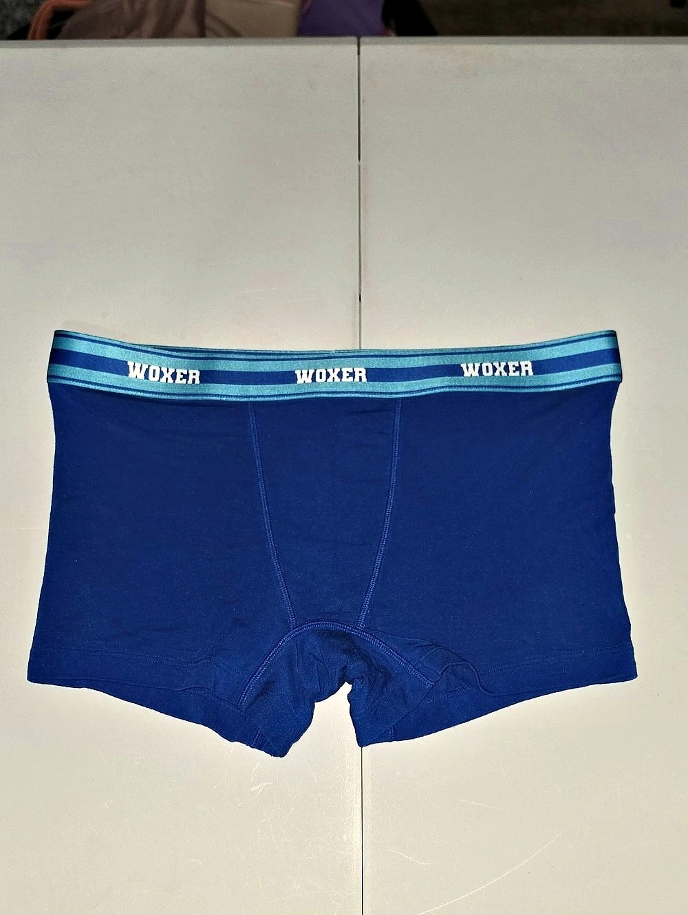 Woxer Baller Boxer Brief Blue Large